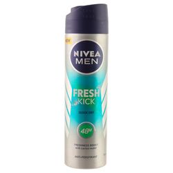 Антиперспірант чоловічий NIVEA DEO FRESH KICK спрей 150 мл
