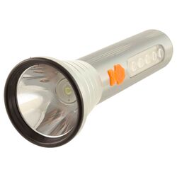 Ліхтарик ручний LED акумуляторний металевий LUNO 4 режими