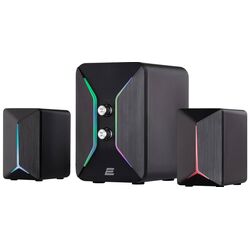 Система акустична з підсвіткою 2E PCS301 RGB USB Чорна