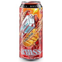Напій безалкогольний газований Volynski Browar Квас Cola Fuel ж/б 500 мл