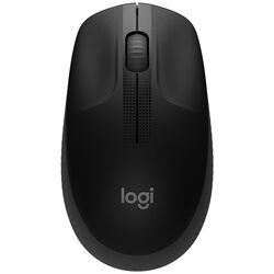 Миша комп'ютерна бездротова Logitech M190 чорна
