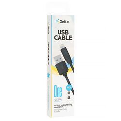 Кабель USB-Lightning Gelius One GP-UC117 чорний 1 м