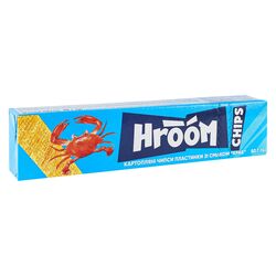 Чипси картопляні пластинки HROOM Краб 50 г