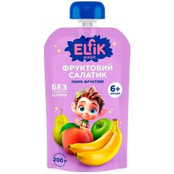 Пюре фруктове дитяче ELFIK Magic Фруктовий салатик 100 г