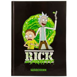 Щоденник шкільний тверда обкладинка KITE серія Rick&Morty