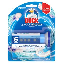 Засіб для унітазу точковий гель DUCK Диски Морська свіжість 36 мл