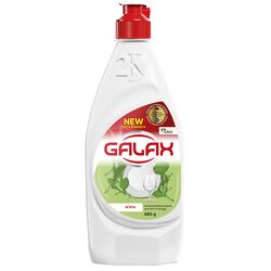 Рідина для миття посуду концентрована GALAX М'ята 480 г