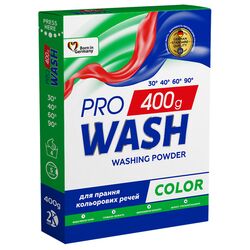 Порошок для прання Pro WASH Color 400 г
