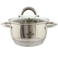 Каструля з кришкою OSCAR CHEF d=18 см