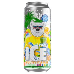 Напій безалкогольний сильногазований охолоджуючий ICE Cool Мультивітамін жерстяна банка 0,5 л