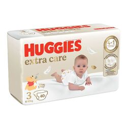 Підгузки дитячі Huggies Extra Care 3 6-10 кг 40 шт/пач