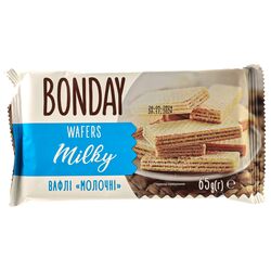 Вафлі BONDAY Молочні 65 г