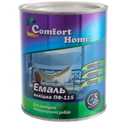 Емаль алкідна зелена Comfort Home ПФ-115  0,8 кг