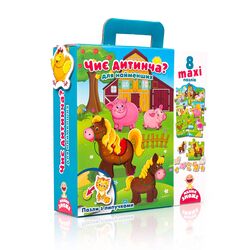 Гра настільна дитяча Vladi Toys Пазли з липучками
