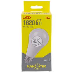 Лампа LED NANOTEX A70 18Вт Е27 4100К 220В