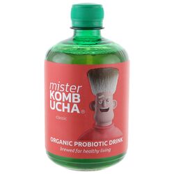 Напій безалкогольний газований Mister KOMBUCHA Класичний ПЕТ 0,5 л