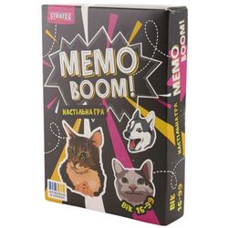Гра настільна розважальна Strateg Memo Boom! (укр) в коробці