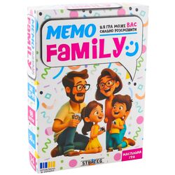 Гра настільна розважальна Strateg Memo Family (укр) в коробці