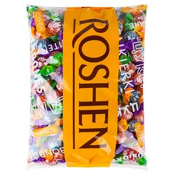 Набір карамельок льодяникових ROSHEN Beri з ягідною начинкою 1 кг