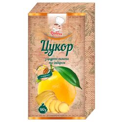 Цукор Добрик з цедрою лимона та імбирoм 180 г