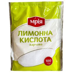 Кислота лимонна харчова Мрія 100 г