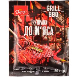 Приправа смакова Деко Grill&BBQ До м'яса 30 г