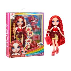 Лялька з аксесуарами зі слаймом RAINBOW HIGH серії Classic РУБІ