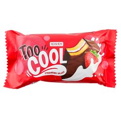 Тістечко бісквітне ROSHEN Too Cool Strawberry 45 г