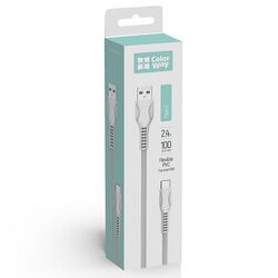 Кабель USB-Type-C ColorWay CBUC029 білий 1 м