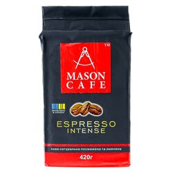 Кава натуральна смажена мелена Mason Cafe Еspresso Intense 420 г