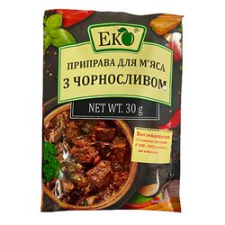 Приправа смакова ЕКО Для м'яса з чорносливом 30 г