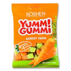 Цукерки желейні Yummi Gummi Carrots Farm 70 г