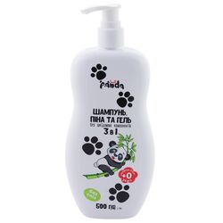 Засіб для купання дитячий 3в1 Small Panda Без сліз 0+, із дозатором 500 г