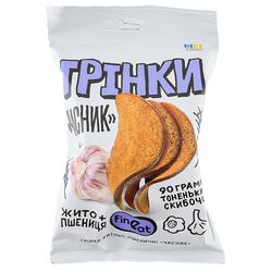 Грінки житньо-пшеничні Fine Eat Часник 90г