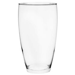 Ваза для квітів скляна гладка TRENDGLASS RONA прозора 25 см