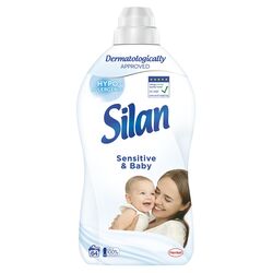 Пом'якшувач для білизни концентрований Silan Sensitive&Baby 1408 мл