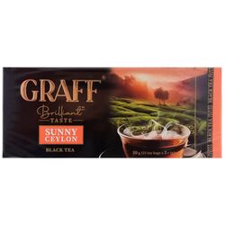 Чай чорний байховий GRAFF Сонячний Цейлон 2г х 25шт/пач.
