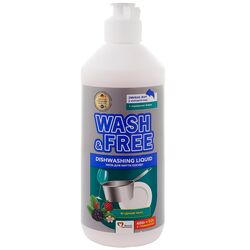 Засіб для миття посуду Wash&Free Ягідний мікс 450 г