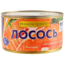 Консерви Лосось атлантичний Моря та Океани Преміум ж/б 230 г