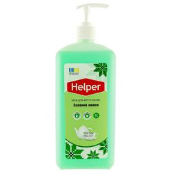 Засіб для миття посуду Helper Зелений лимон з дозатором 1 л