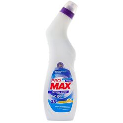 Засіб для чищення сантехніки гелевий PRO MAX Crystal Shine 750 г