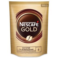 Кава розчинна сублімована NESCAFE Gold 310г