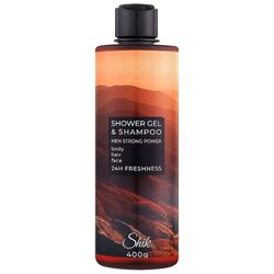 Гель-шампунь для душу Shik Men Strong Power 400 г