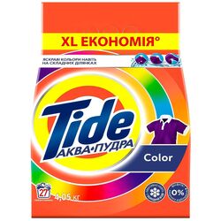 Порошок для прання автомат TIDE Аква-Пудра Колор 4,05 кг