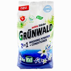 Порошок пральний безфосфатний універсальний Grunwald 2в1 Sapfir 2кг