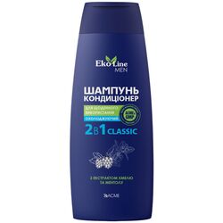 Шампунь-кондиціонер для волосся чоловічий 2в1 EkoLine Classic 400 мл