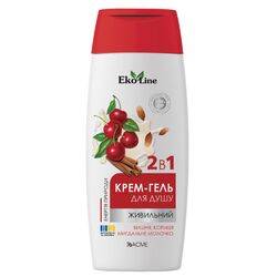 Крем-гель для душу 2в1 EkoLine Живильний 250 мл