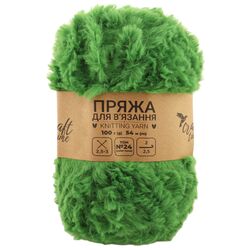 Пряжадля в'язання пухнаста Craft time 100 г 54 м тон №24