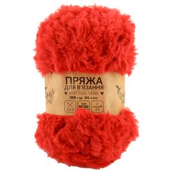 Пряжа для в'язання пухнаста Craft time 100 г 54 м тон №20