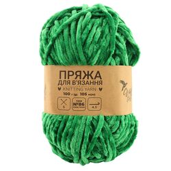 Пряжа для в'язання плюшева Craft time 100 г 105 м тон №86